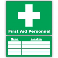 First Aid Personnel 